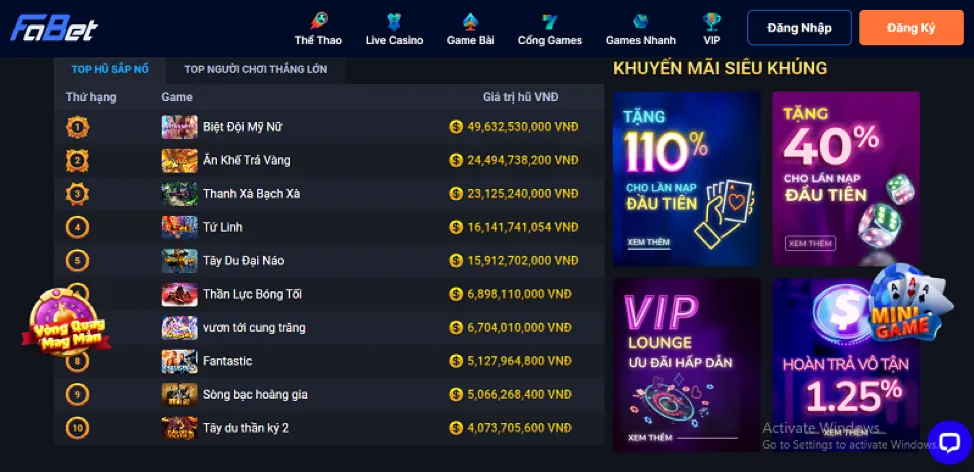 Thưởng Chào Mừng Slot